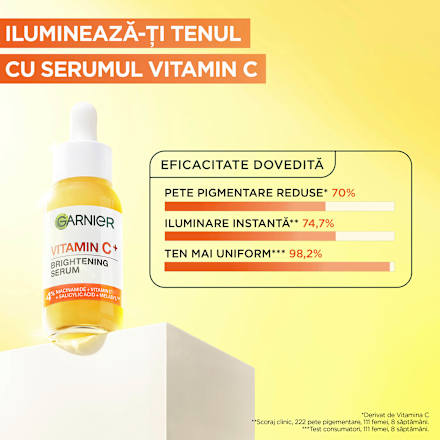 Serum cu vitamina C pentru față GARNIER SKIN NATURALS