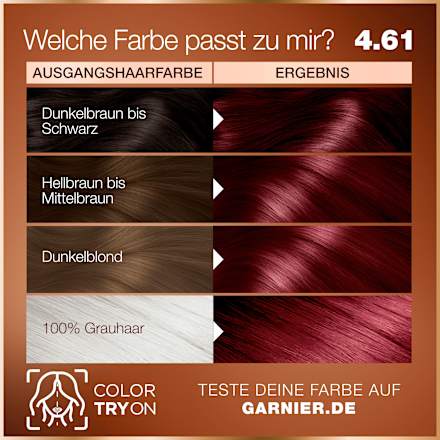Dauerhafte Haarfarbe - Nr. 4.61 Sonnenaufgangs Violett GARNIER GOOD