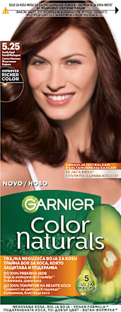 Боя за коса Color Naturals - Nr. 5.25 Светло Опалово Махагоново Кафяво GARNIER Color naturals