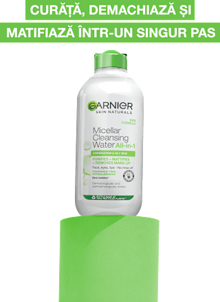 Apă micelară cu efect de matifiere GARNIER SKIN NATURALS