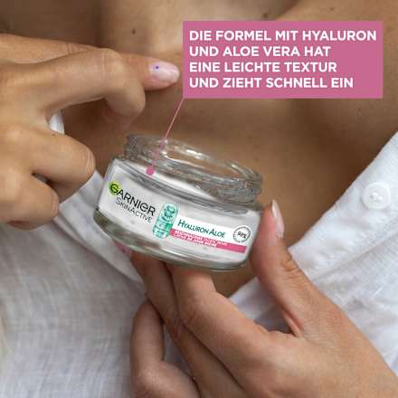 Tagescreme Hydra Booster Hyaluron Aloe Garnier Skin Active