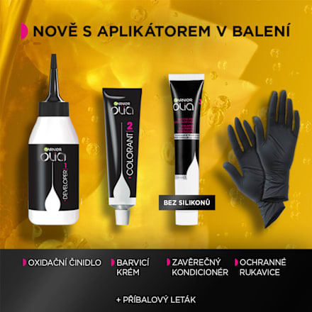barva na vlasy tmavě hnědá 4.0 GARNIER olia