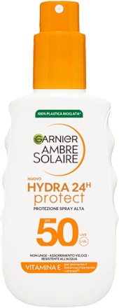 Spray solare hydra24h SPF50 GARNIER AMBRE SOLAIRE