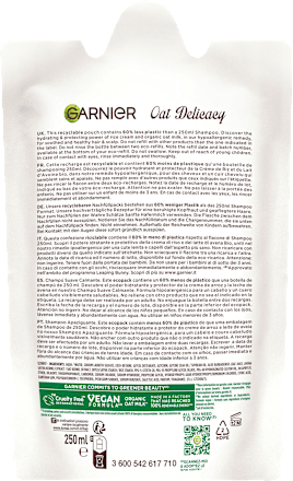 Shampoo Nachfüllpackung Hafermilch GARNIER