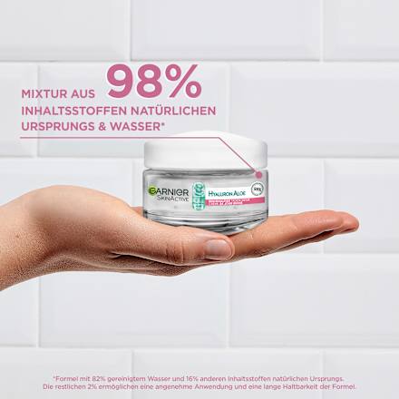 Tagescreme Hydra Booster Hyaluron Aloe Garnier Skin Active