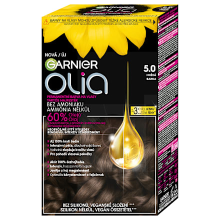Tartós hajfesték, barna 5.0 GARNIER olia