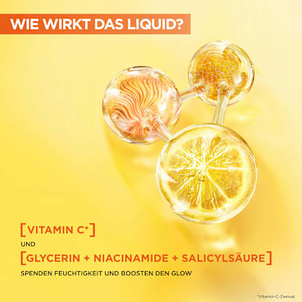 Toner Vitamin C Glow Liquid Care Garnier Skin Active