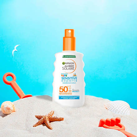 Sonnenspray Kids sensitive expert+, LSF 50+ Garnier Ambre Solaire