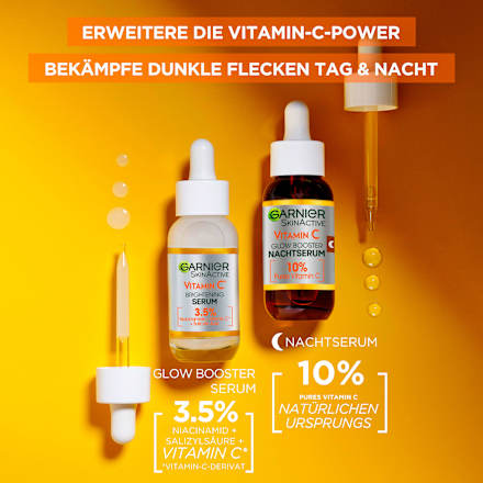 Nachtserum Vitamin C Glow Booster Garnier Skin Active