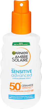 opalovací péče ve spreji Sensitive Advanced OF50+ GARNIER AMBRE SOLAIRE