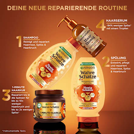 Haarserum Honig reparierend Wahre Schätze
