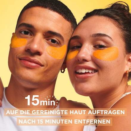 Augenpads Vitamin C Glow Booster (1 Paar) Garnier Skin Active