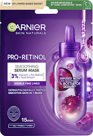 Szövetmaszk retinollal GARNIER SKIN NATURALS