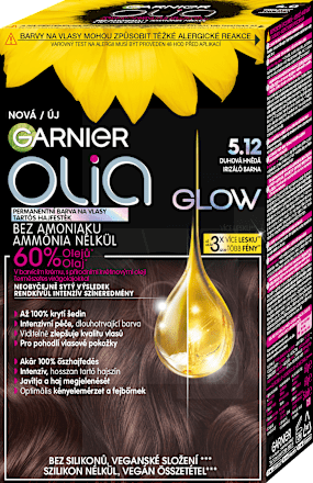 Farba na vlasy - 5.12 dúhová hnedá GARNIER olia