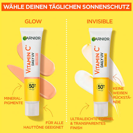 Gesichtsfluid Vitamin C Glow LSF 50+ Garnier Skin Active