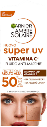 Fluido Anti - Macchie alla Vitamina C SPF50  GARNIER AMBRE SOLAIRE