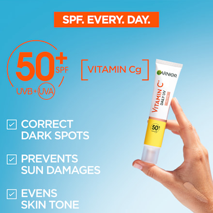 Fluid z witaminą C SPF 50, niewidoczny GARNIER