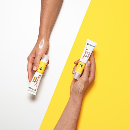 Fluid z witaminą C SPF 50, niewidoczny GARNIER