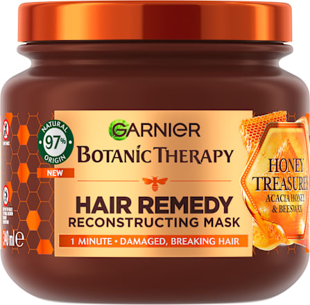 HONEY TREASURE HAIR REMEDY obnavljajuća maska za oštećenu kosu GARNIER BOTANIC THERAPY