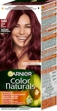 barva na vlasy 4.62 třešňová červená GARNIER Color naturals