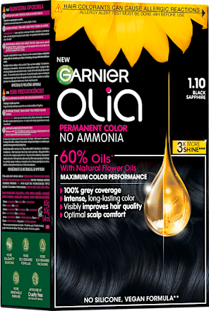 Vopsea permanentă 1.10 Black Sapphire GARNIER olia