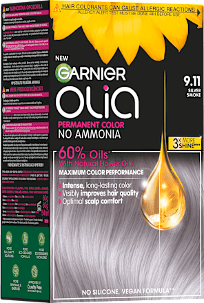Vopsea permanentă  9.11 Silver Smoke GARNIER olia