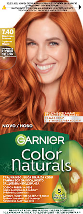 Боя за коса Color Naturals - Nr. 7.40 Страстно медно GARNIER Color naturals