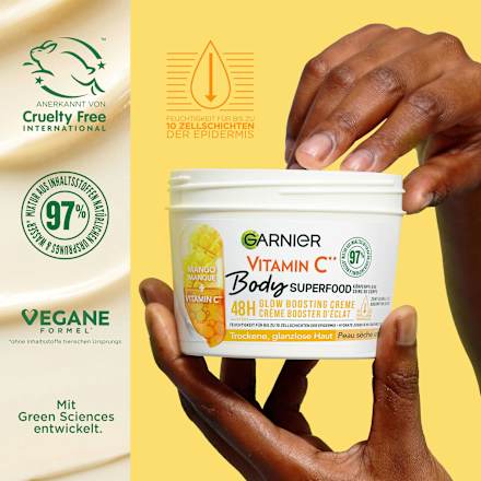 Körperpflege Superfood Mango Vitamin C GARNIER Body