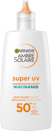 Sonnenfluid Gesicht super UV mit Niacinamid, LSF 50+ Garnier Ambre Solaire