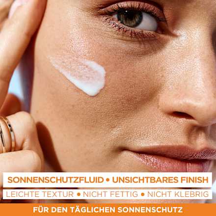 Sonnenfluid Gesicht super UV mit Niacinamid, LSF 50+ Garnier Ambre Solaire