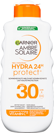 Sonnenmilch Hydra 24h protect LSF 30 Garnier Ambre Solaire
