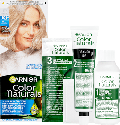 barva na vlasy 101+ Ledově platinová GARNIER Color naturals