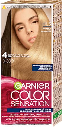 barva na vlasy HL3 karamelová blond GARNIER Color Sensation