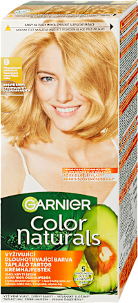 Tartós hajfesték, természetes extra világos szőke 9 GARNIER Color naturals