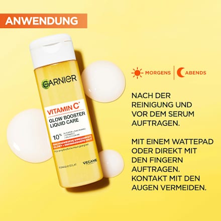 Toner Vitamin C Glow Liquid Care Garnier Skin Active