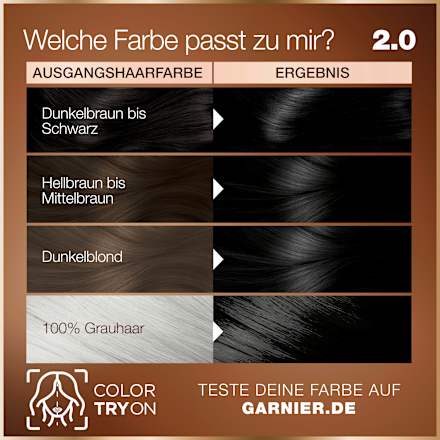 Haarfarbe 2.0 Trüffel Schwarz GARNIER GOOD