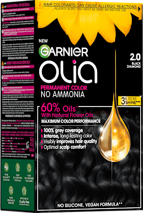 Vopsea permanentă 2.0 Black Diamond GARNIER olia