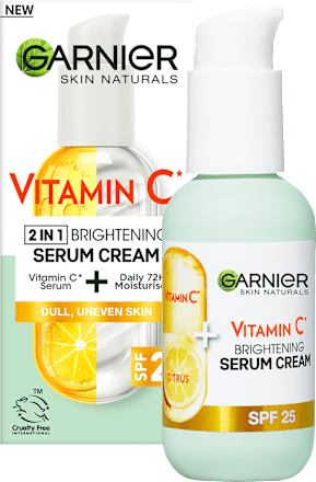 Серум за лице Brighteninig с витамин C, SPF 25 GARNIER SKIN NATURALS