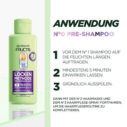 Pre-Shampoo Locken Methode Feuchtigkeit GARNIER FRUCTIS
