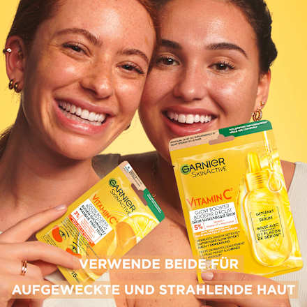Augenpads Vitamin C Glow Booster (1 Paar) Garnier Skin Active