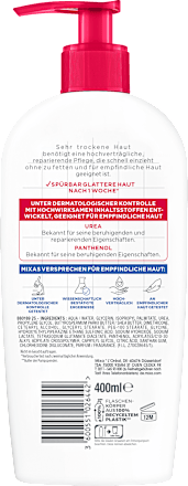 Bodylotion Cica Repair 5% Urea & Panthenol Mixa