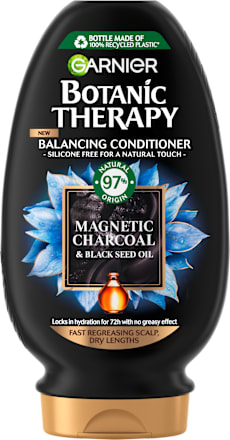 MAGNETIC CHARCOAL & BLACK SEED OIL - balzam za suvu kosu GARNIER BOTANIC THERAPY