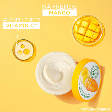 Körperpflege Superfood Mango Vitamin C GARNIER Body