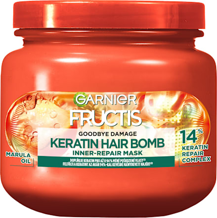 Hajpakolás keratinnal, igénybevett hajra GARNIER FRUCTIS