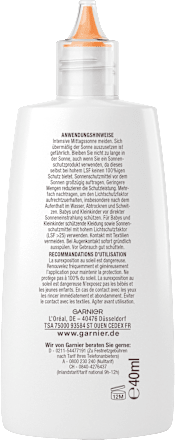 Sonnenfluid Gesicht super UV mit Niacinamid, LSF 50+ Garnier Ambre Solaire
