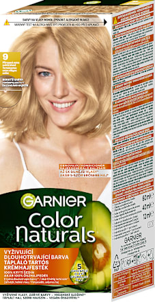 Tartós hajfesték, természetes extra világos szőke 9 GARNIER Color naturals