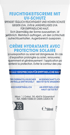 Feuchtigkeitscreme LSF 50 Mixa