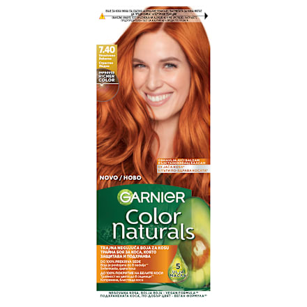 Boja za kosu – 7.40 Copper Passion GARNIER Color naturals