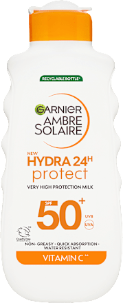 Hydra 24H Protect mlijeko za zaštitu od sunca, SPF 50+ GARNIER AMBRE SOLAIRE