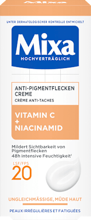 Anti-Pigmentflecken Creme Mixa